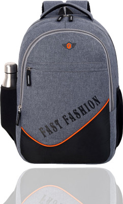 Fast Fashion Large 33 Tuition Bag for Laptop/MacBook/Office/Travel/Classes/College (Grey) 35 L Laptop Backpack(Grey)