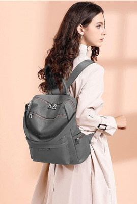 TrueArch Women Backpack Student Backpack Lightweight Comfortable 26 L Backpack(Grey)