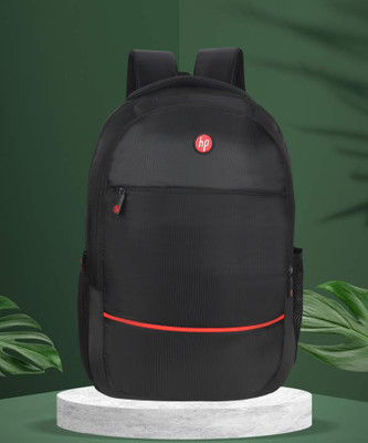 HP Trolley Pass-Through; Padded Back Panel 25.5 L Laptop Backpack(Black)