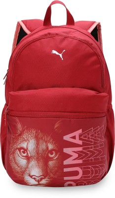 PUMA Cat Backpack 18.48 L Laptop Backpack(Red)