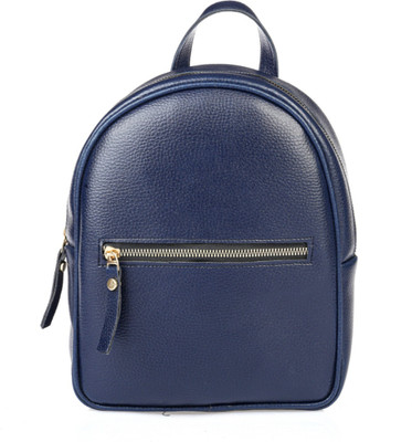 khatushyam collection leather look blue backpack_19_17 5 L Backpack(Black)