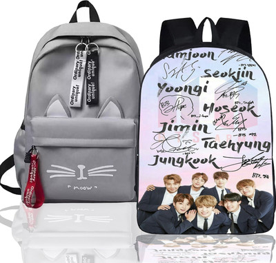Ruok BTS_MODEL_1 21 L Backpack(Multicolor)