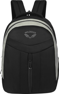 WILDOUS Vega Stylish & Durable 15.6'' Laptop Bag For College Office & Travel For Unisex 35 L Laptop Backpack(Black)