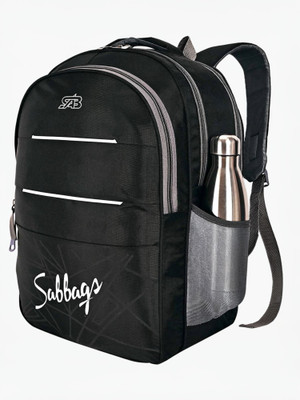 SAB Bags Waterproof School & College Unisex Durable Multi Pocket Laptop Sleeve 45 L Backpack(Black)