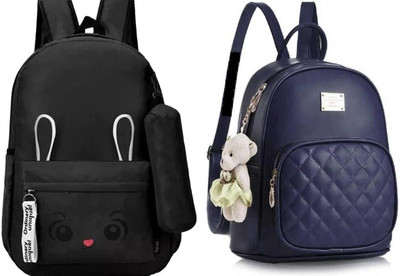 khatushyam collection A_BLK_- BN_-1 & pc34_abc 30 L Backpack(Black, Blue)