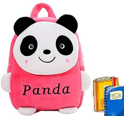 Bluemoon Kids School Bag Panda Baby Boys/Girls Plush Bag (Red, 11 L) 10 L Backpack(Pink)