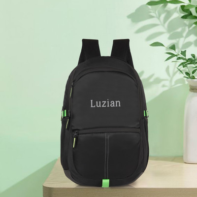 Luzian Trendy backpack 25 L Laptop Backpack(Black)