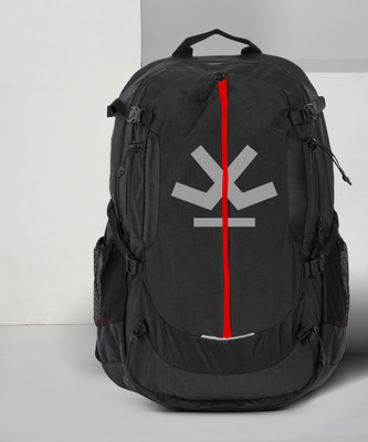 WROGN HUSTLE 45 Pro with Reflective Logo and Rain Cover 45 L Laptop Backpack(Black)