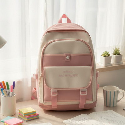 MAG MagBag Korean Backpack 40 L Laptop Backpack(Pink)