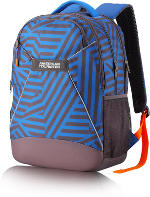 AMERICAN TOURISTER Mist Sch Bag 32.5 L Backpack(Blue, Grey)