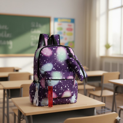 Zaxcer 35 L Lightweight Casual Waterproof Laptop Bag/Backpack for Men Women 15 L Laptop Backpack(Purple)