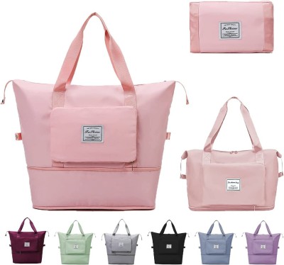 IndiRocks 30L Bagpack Foldable Travel Bag Waterproof Foldable Travel Duffle Bags-Pink 30 L Backpack(Pink)