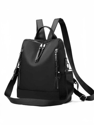 JAISOM Black Classic Backpack For Girls Women ( 25L Backpack ) 25 L Backpack(Black)