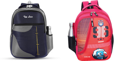 KEROSTO Comfortable Durable Backpack for Daily Commute of School College Office 30 L Backpack(Blue, Red)