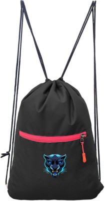 Cp Bigbasket Panther- DS-RedZip_11 12 L Backpack(Black, Red)