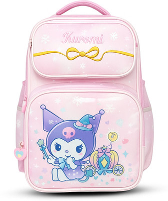 Sageware 3D Cartoon Backpack for Girls Stylish Lightweight School & Tuitions Bag 24 L Backpack(Pink)
