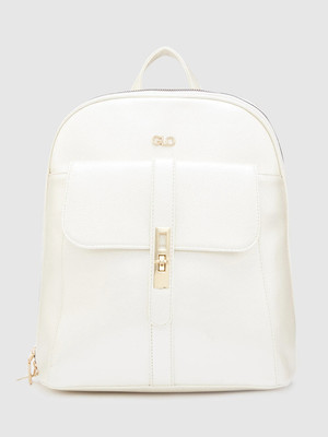GLO by Globus Solid Smart Casual Backpack 11 L Backpack(White)