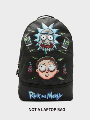 BEWAKOOF Rick & Morty 10 L Backpack(Black)