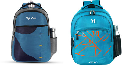 MICXO Comfortable Durable Backpack for Daily Commute of School College Office 30 L Backpack(Multicolor, Green)