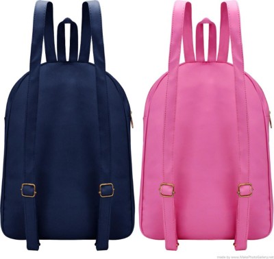 XOVEE New Backpack 11 10 L Backpack(Blue, Pink)