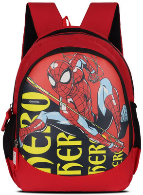 Priority 15 Inch Marvel Spiderman Printed School Red 15 L Backpack(Red)