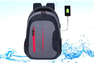 HouseOfCommon backpack bag laptop bag school backpag(18.5*14) 37.1 L Laptop Backpack(Red)