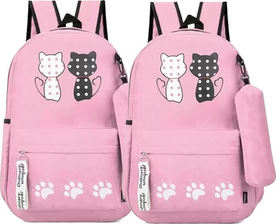 Zenvault Trendy Casual College Backpacks, Designer School/College/Picnic Bag 12 L Backpack(Pink)
