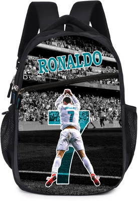 Ronaldo Office Casual Backpack Daypack Unisex College and School Bag 30 L Laptop Backpack(Black)