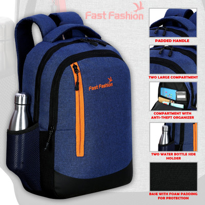 Fast Fashion 3RD_LB-03NB_11 33 L Laptop Backpack(Blue)