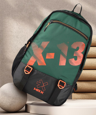 HRX by Hrithik Roshan Unisex Printed Backpack 19.5 L 23 L Backpack(Green)