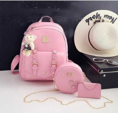 Cleto SP_FLOWER_PK_20 5 L Backpack(Pink)