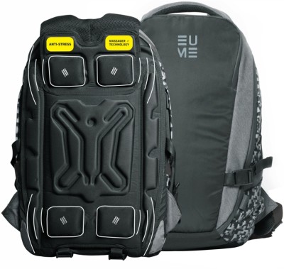EUME Ease 31 L Massager Backpack with Built-in Massager Fit Upto 15.6' Laptop 31 L Laptop Backpack(Black)