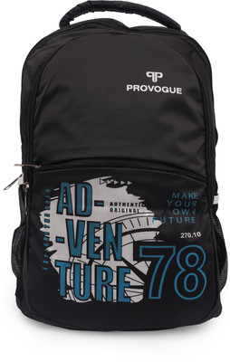PROVOGUE unisex Spacy and reflective strip 30 L Laptop Backpack(Blue)
