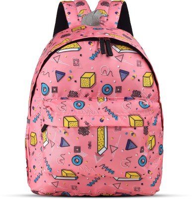 SMULY Trendy Laptop Women Backpack ,Girls Stylish&Trendy,Waterproof&Lightweight Design 22 L Backpack(Pink)