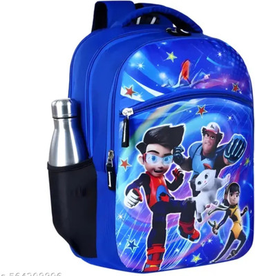 Kstyle Kids cartoon Printed School Backpack Bag for Baby Girls/Boys 22 L Backpack(Blue)
