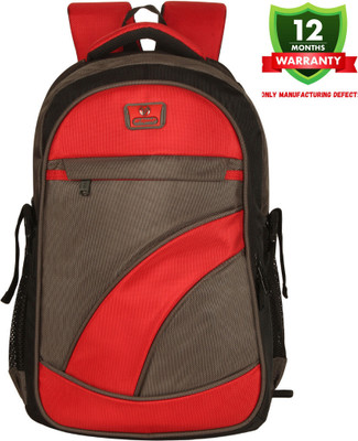 HI-SPEED good-quality HSIPL-B-RED-40GREY Laptop Backpack STYLISH LTR BACKPACK 30 L Laptop Backpack(Red, Grey)