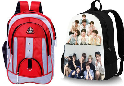 Plama A_1PC_RED_TYCOON & DGTL-034_@@_1pc_abc 30 L Backpack(Red, Black)