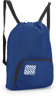 divulge Meteor Drawstring Bag Daypack, Drawstring bag, Sport Bag 19 Liters 18 L Backpack(Blue)