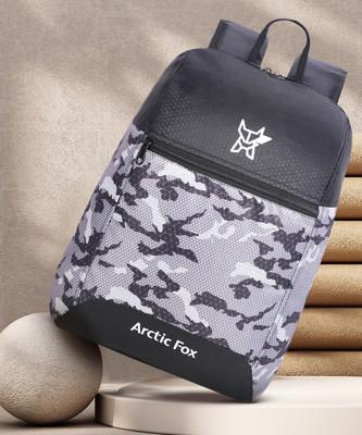 Arctic Fox Tuition Camo Black 17 L Backpack(Black)