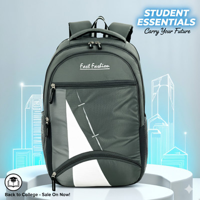 Softmax 35L Laptop Backpack College Bag, Travel Bag For Unisex, Teal, 30 Litre 35 L Backpack(Black)