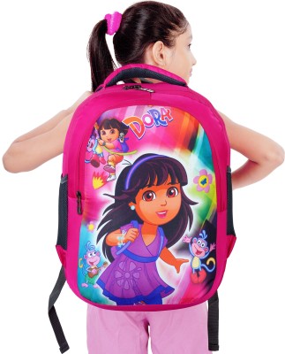 bayo Dora 35 L 1st/2nd/3rd/4th & 5th class school Bag for Boys & Girls School Bag Waterproof School Bag(Pink, Red, 35 L)