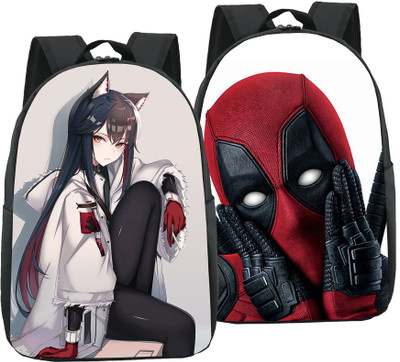 khatushyam collection A_BILLO_+ DEADPOOL-COMBO_abc 30 L Backpack(Black)