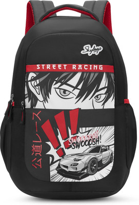 SKYBAGS KYRO RC 01 SCBP SWOOSH RED BLACK 36 L Backpack(Black)