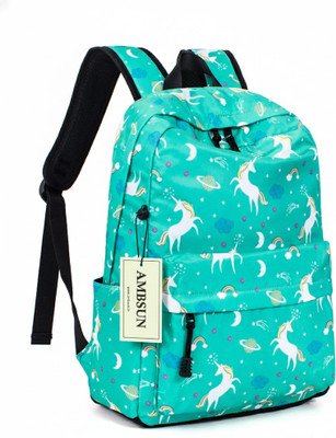 Ambsun Fancy Girl's Kid's Backpack 16 L Backpack(Green)