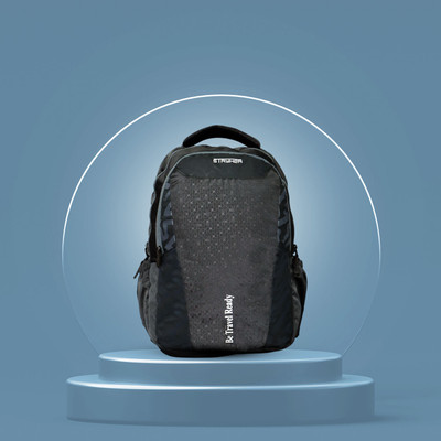 Stryker Black Travel Backpack| Best Backpack For Men| Office Backpack Waterproof 35 L Laptop Backpack(Black)