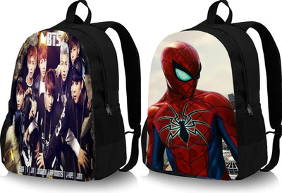 Shishtha A_DEVIL & SPIDER-04_@@_1PC_abc 30 L Backpack(Multicolor, Black)