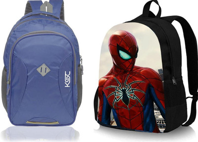 khatushyam collection A_SCHLMAN-BLUE-1PC & SPIDER-04_@@_1PC_abc 30 L Backpack(Black, Black)
