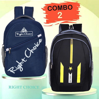 RIGHT CHOICE Daily use Unisex office/school/college Laptop Backpack 40 L Laptop Backpack(Black)