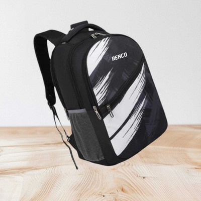 Renco Laptop Backpack Medium Waterproof School Bag/College Bag/For Unisex 35 L Trolley Backpack(Grey)