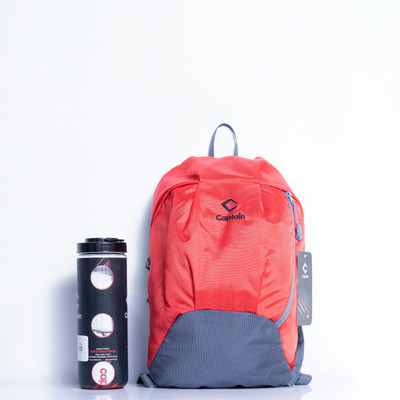 CAPTAIN bag05 sleeveplus combo 10 L Backpack(Red, White)